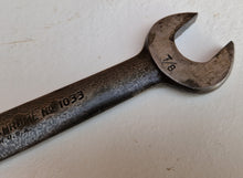 Load image into Gallery viewer, Herbrand Van-Chrome Tappet Wrench Double Open End 31/32" x 7/8" No. 1033 USA
