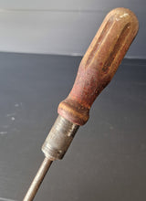 Load image into Gallery viewer, Antique Millers Falls Co. No 63 Ratcheting Screwdriver Wooden Handle Made In USA
