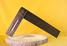 Load image into Gallery viewer, Vintage Tool Try Square Brass &amp; Wood Handel for Carpentry &amp; Woodworking G.Berry
