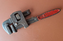 Load image into Gallery viewer, Vintage No.8 Pipe Wrench Made In England , Old School Tool
