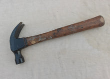 Load image into Gallery viewer, Vintage Claw Hammer – 32.5cm Long – Wooden Handle – Classic Carpentry Tool
