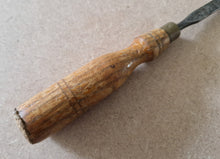Load image into Gallery viewer, Vintage Cast Steel Wooden Handle Chisel Carpenter  Tool 23cm long
