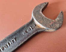 Load image into Gallery viewer, Vintage Spearpoint England Open End Wrench 3/8W X 7/16W, 7/16BSF X 1/2BSF
