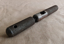 Load image into Gallery viewer, Vintage Tap Wrench / T-Handle Holder – 14cm Long – Knurled Steel Hand Tool

