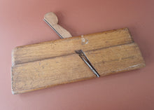 Load image into Gallery viewer, Antique wooden moulding plane old woodworking tool , Vintage Old Used
