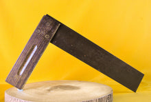 Load image into Gallery viewer, Vintage Tool Try Square Brass &amp; Wood Handel for Carpentry &amp; Woodworking G.Berry
