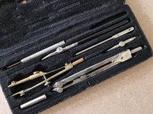 Load image into Gallery viewer, Vintage Architectural Technical Draughtsman Drawing Instrument Set in Case
