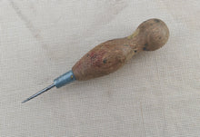 Load image into Gallery viewer, Vintage Wooden Handle Bradawl / Scratch Awl – 12.5cm Long – Classic Hand Tool
