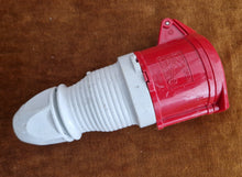 Load image into Gallery viewer, WALTHER 32A-6h, 230/400V, Cable Mount CEE Socket, Type 330, Red, IP44
