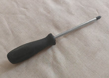 Load image into Gallery viewer, Vintage Phillips Screwdriver 18cm Black Handle Cross Head Driver DIY Hand Tool
