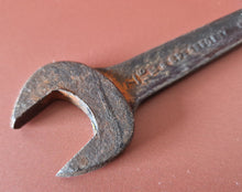 Load image into Gallery viewer, Vintage Spearpoint England Open End Wrench 3/8W X 7/16W, 7/16BSF X 1/2BSF
