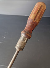Load image into Gallery viewer, Antique Millers Falls Co. No 63 Ratcheting Screwdriver Wooden Handle Made In USA

