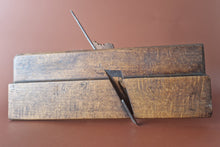 Load image into Gallery viewer, Antique wooden moulding plane old woodworking plane tool , Vintage Old Used
