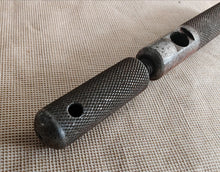Load image into Gallery viewer, Vintage Tap Wrench / T-Handle Holder – 14cm Long – Knurled Steel Hand Tool
