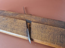 Load image into Gallery viewer, Antique wooden moulding plane old woodworking plane tool , Vintage Old Used
