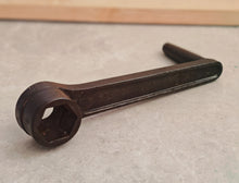 Load image into Gallery viewer, Vintage Antique Cast Iron Bed Spanner Wrench – Hex Socket Crank Handle Tool
