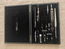 Load image into Gallery viewer, Vintage Harling London Technical Drawing Instrument Set Drafting Compass &amp; Tool
