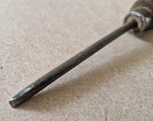 Load image into Gallery viewer, Vintage Wooden Handle Screwdriver Slotted Flat Head RARE Tool 17.5cm long

