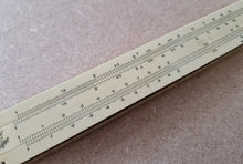 Load image into Gallery viewer, Vintage British " Classic" series 1 wooden slide rule with case
