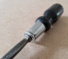 Load image into Gallery viewer, Vintage Sheffield Made Carving Gouge Chisel Steel Metal Ferrule Wooden Handle
