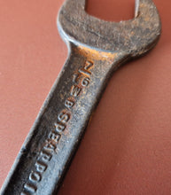 Load image into Gallery viewer, Vintage Spearpoint England Open End Wrench 3/8W X 7/16W, 7/16BSF X 1/2BSF
