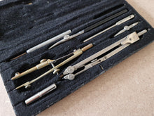 Load image into Gallery viewer, Vintage Architectural Technical Draughtsman Drawing Instrument Set in Case
