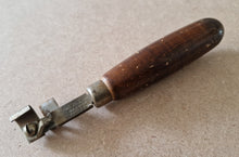 Load image into Gallery viewer, Vintage Wooden Handle Cobblers Leatherworkers Tool
