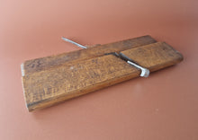 Load image into Gallery viewer, Antique wooden moulding plane old woodworking plane tool , Vintage Old Used
