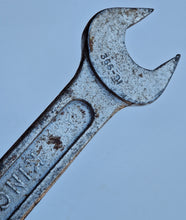 Load image into Gallery viewer, king-dick A706 9/16x1/2"whitworth openended spanner.
