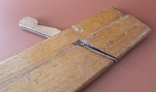 Load image into Gallery viewer, Antique wooden moulding plane old woodworking tool , Vintage Old Used
