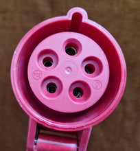 Load image into Gallery viewer, WALTHER 32A-6h, 230/400V, Cable Mount CEE Socket, Type 330, Red, IP44

