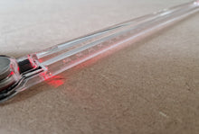 Load image into Gallery viewer, Fiskars Illuminator Ruler Radiant Red Light Up 12 Inch Rule
