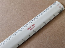 Load image into Gallery viewer, VINTAGE CRAIG BROS SACRISTON RULER RULE - STATIONARY HISTORICAL IN SLEEVE CASE
