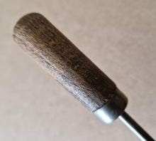 Load image into Gallery viewer, Vintage Antique Scratch Awl Hardwood Wooden Handle leathercraft Tool 11cm long
