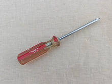 Load image into Gallery viewer, Vintage Phillips Screwdriver – 19cm Long – Red &amp; Clear Handle – Chrome Vanadium
