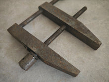 Load image into Gallery viewer, Vintage Toolmaker’s Parallel Clamp – Adjustable Engineer’s Steel Clamp – Used
