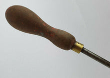 Load image into Gallery viewer, Vintage Wooden Handled Slotted Screwdriver, 28.5cm Long, Old used hand tool
