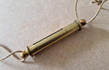 Load image into Gallery viewer, Vintage Resilient Brass Sprung Pocket Hanging Scales antique collectable gift
