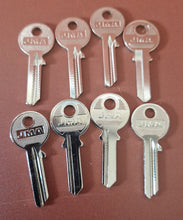 Load image into Gallery viewer, 8 x JMA TRI-5D Cylinder Key Blank for Tri-circle Silver Finish
