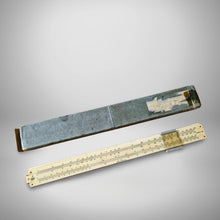 Load image into Gallery viewer, Vintage British " Classic" series 1 wooden slide rule with case
