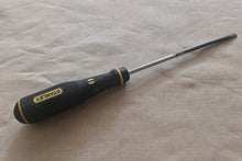 Load image into Gallery viewer, Stanley Flat Head Screwdriver 27cm Long Reach Vintage Hand Tool Slotted Driver

