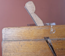 Load image into Gallery viewer, Antique wooden moulding plane old woodworking tool , Vintage Old Used
