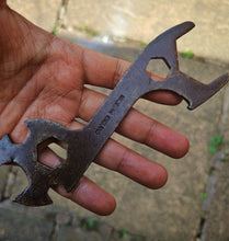 Load image into Gallery viewer, Vintage Multi-Head Bicycle/Spanner Wrench Mechanic Tool Made in England 14.5cm
