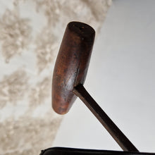 Load image into Gallery viewer, Antique Wooden Handle Metal Screwing Tool Gimlet Augur Hand Drill Treen
