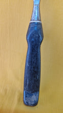 Load image into Gallery viewer, Vintage Bevel Edged Wood Chisel. Black Plastic Handle, 24.5cm long
