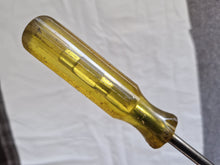 Load image into Gallery viewer, Swordfish Brand 5000v amber handle flat or slotted head screwdriver 24.5cm long
