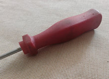 Load image into Gallery viewer, Vintage Phillips Screwdriver 14cm Red Handle Short Stubby Driver DIY Tool
