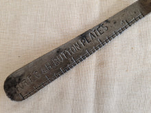 Load image into Gallery viewer, Vintage Forno 4,5 &amp; 6 Buttons Jackson`s Patent For F,G &amp; H Button Plates
