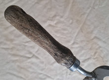 Load image into Gallery viewer, Vintage Gardening Hand Fork Cultivator Gardener Tool , wooden handle
