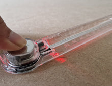 Load image into Gallery viewer, Fiskars Illuminator Ruler Radiant Red Light Up 12 Inch Rule
